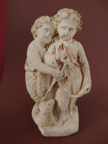 Ancien plâtre jésus jean - ancien.,