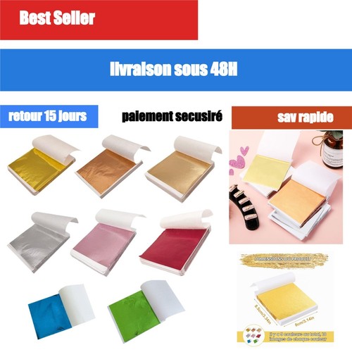 Feuilles or imitation - 90, d'or