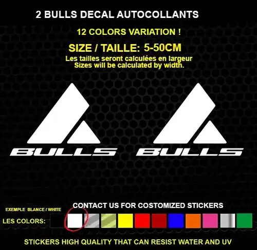 Bulls autocollant - 2,