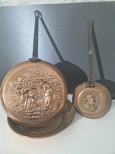 Lot de 3 poêles en cuivre