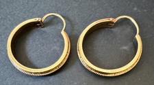 BOUCLE D'OREILLE CRÉOLE EN OR