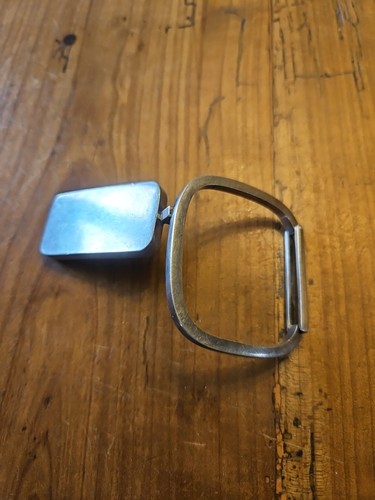 Bracelet jonc vintage argent - bracelet,
