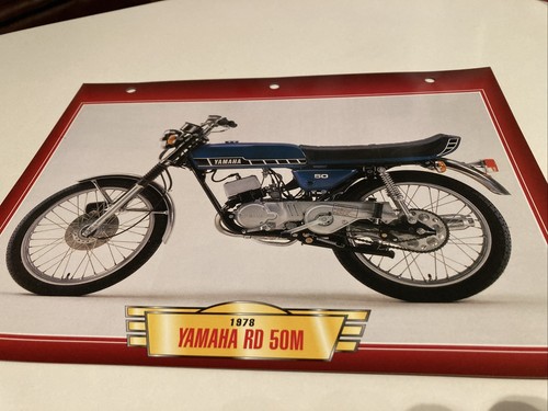 Yamaha rd50m 1978 rd50 fiche - rd50m,