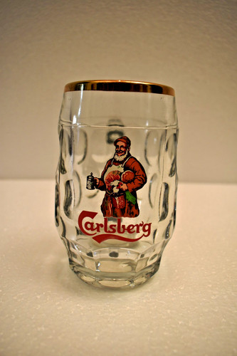Vintage carlsberg bière verre - vintage,