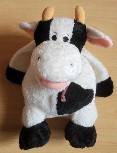 Ancien doudou peluche vache - **ancien,