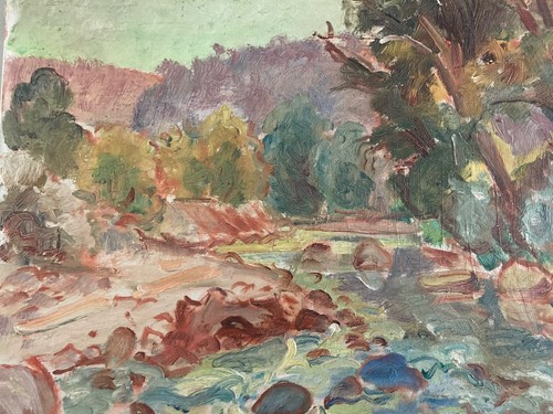 Peinture huile toile - huile,