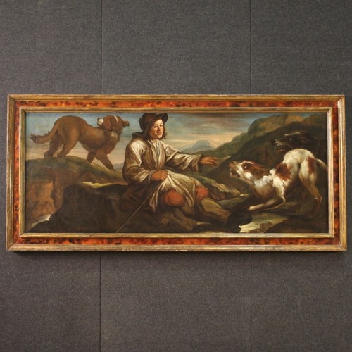 Peinture lombardo huile sur - peinture,