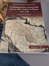 Livre Savoie L’immigration Savoyarde Dans Les Vallees Vaudoises Du Piemont