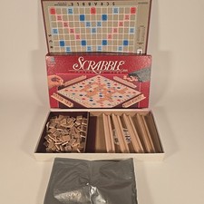 Scrabble Crossword Game 2001 Edition Complete Parker Brothers Hasbro COMPLETE