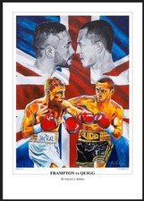 Boxing Frampton vs Quigg Art Print By Killian Art