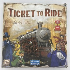 Ticket To Ride Board Game by Alan R. Moon Train Building Please Read Description