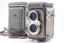 [N MINT+++ w/ Case] Yashica D Gray 6x6 TLR Film Camera Yashikor 80mm F3.5 JAPON
