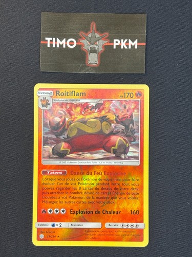Carte pokémon roitiflam - pokémon, :