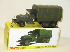 DINKY TOYS, GMC 6X6 Military Baché Truck i