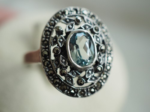 Bague ancienne argent massif - argent,