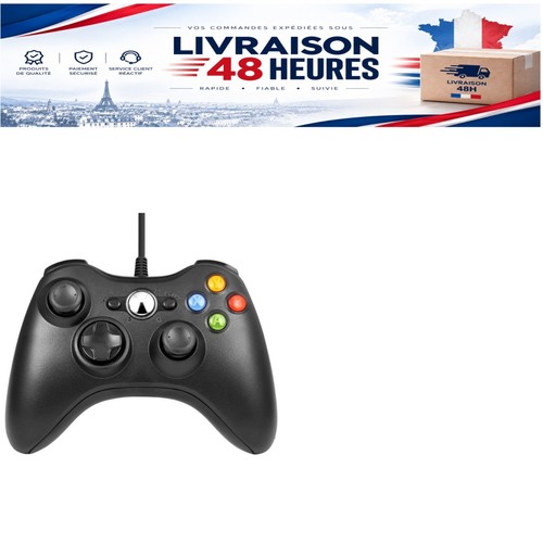 Manette filaire xbox 360 - et, pc