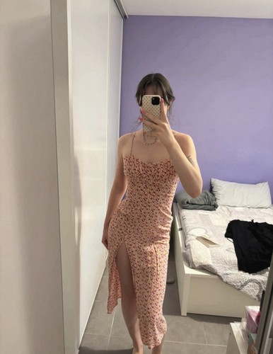 Zara robe midi fleurie - , s