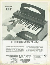 ADVERTISING 115 1968 MAGNUS THE ELECTRIC ORGAN MODEL 300