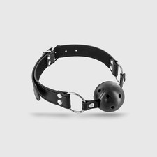 Bâillon à boule percée pour