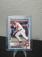 2021 Bowman Draft #BD-103 Matheu Nelson Sky Blue /499