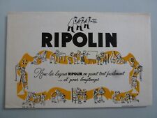 RIPOLIN LACQUER PAINTING / ANTIQUE ADVERTISING BLOTTER