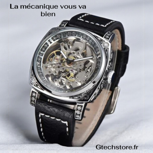 Montre homme automatique creux - automatique,