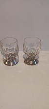 2 verres à liqueur en cristal