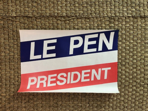 Affiche front national le - front,