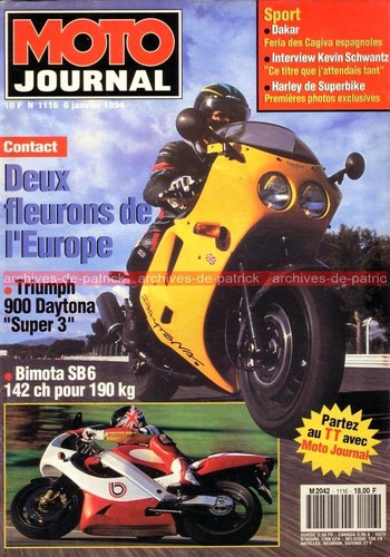 Moto journal 1116 - triumph, 900