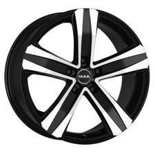 JANTES ROUES MAK STONE 5 POUR TOYOTA RAV4 7.5X18 5X114,3 BLACK MIRROR T4R