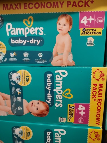Pampers baby dry taille - pampers, 4+