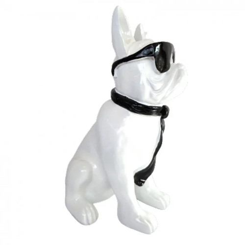 Statue chien bouledogue