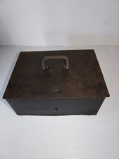 Ancien Coffret Coffre Fort