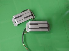 Lace Alumitone Satin Silver Guitar Pickup Low Boy Size Humbucker Set of 2