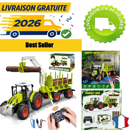 Tracteur radiocommandé enfant