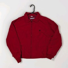 Vintage Cherry Red Armani Emporio Armani  Blouson Windbreaker Jacket 46" Chest