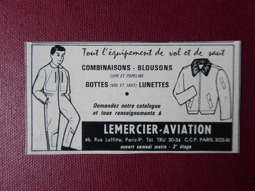 1960 pub lemercier aviation - pub,