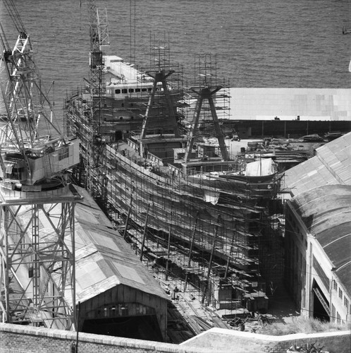 Ancône 1950 chantier - ancÔne, c.