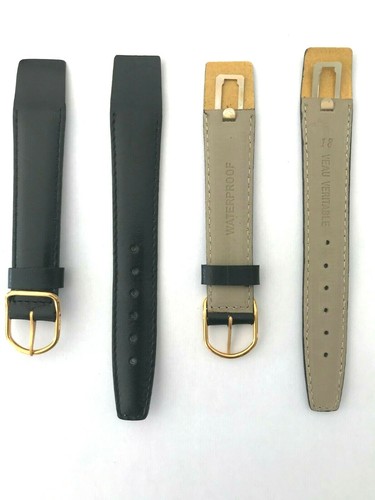 Bracelet montre cuir veau noir - montre,