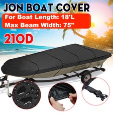 18FT 210D Jon Boat Cover Remplacement Remorquable À Long Terme Convient