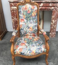 Fauteuil voltaire en hêtre