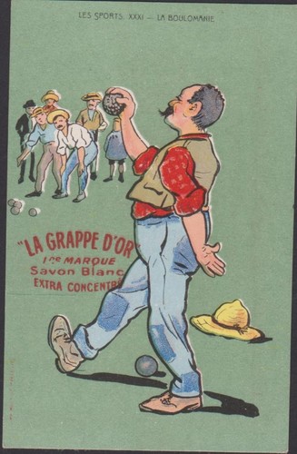 Chromo ancien savon blanc - chromo,