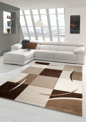 Salon tapis contemporain - contemporain,