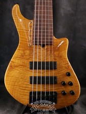 Roscoe SKB6 basse 6 cordes fretless personnalisée faite à la main avec son...