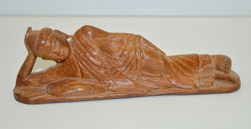 Statuette bois bouddha - -statuette,