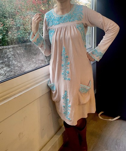 Robe manoush lin coton soie - manoush,