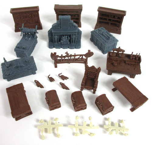 Heroquest complete furniture - heroquest,