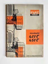 MC529 MANUAL USE AND MAINTENANCE FIAT TRACTORS 411 C E 451 C - 7^ EDITION
