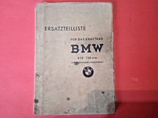 BMW R75 WH WEHRMACHT - SPARE PARTS CATALOGUE WITH SIDE CAR - SPARE PARTS LIST