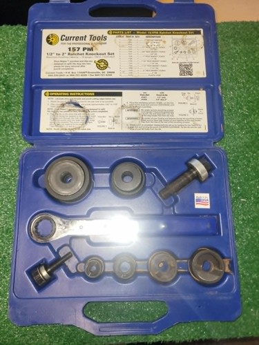 Current tools 157 - tools, 1/2"-2"